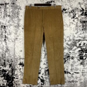 Lauren Ralph Lauren Corduroy Pants Mens‎ Size 38x32 Beige Career Office Comfort